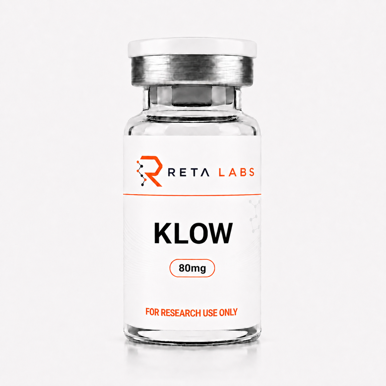 KLOW Stack 80mg GHK-Cu BPC-157 TB-500 KPV research peptide