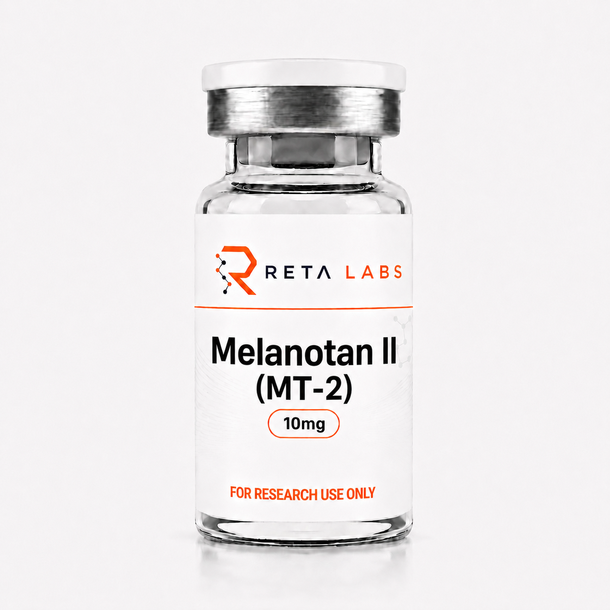 Lyophilized melanotan 2 research peptide vial available to buy in Canada