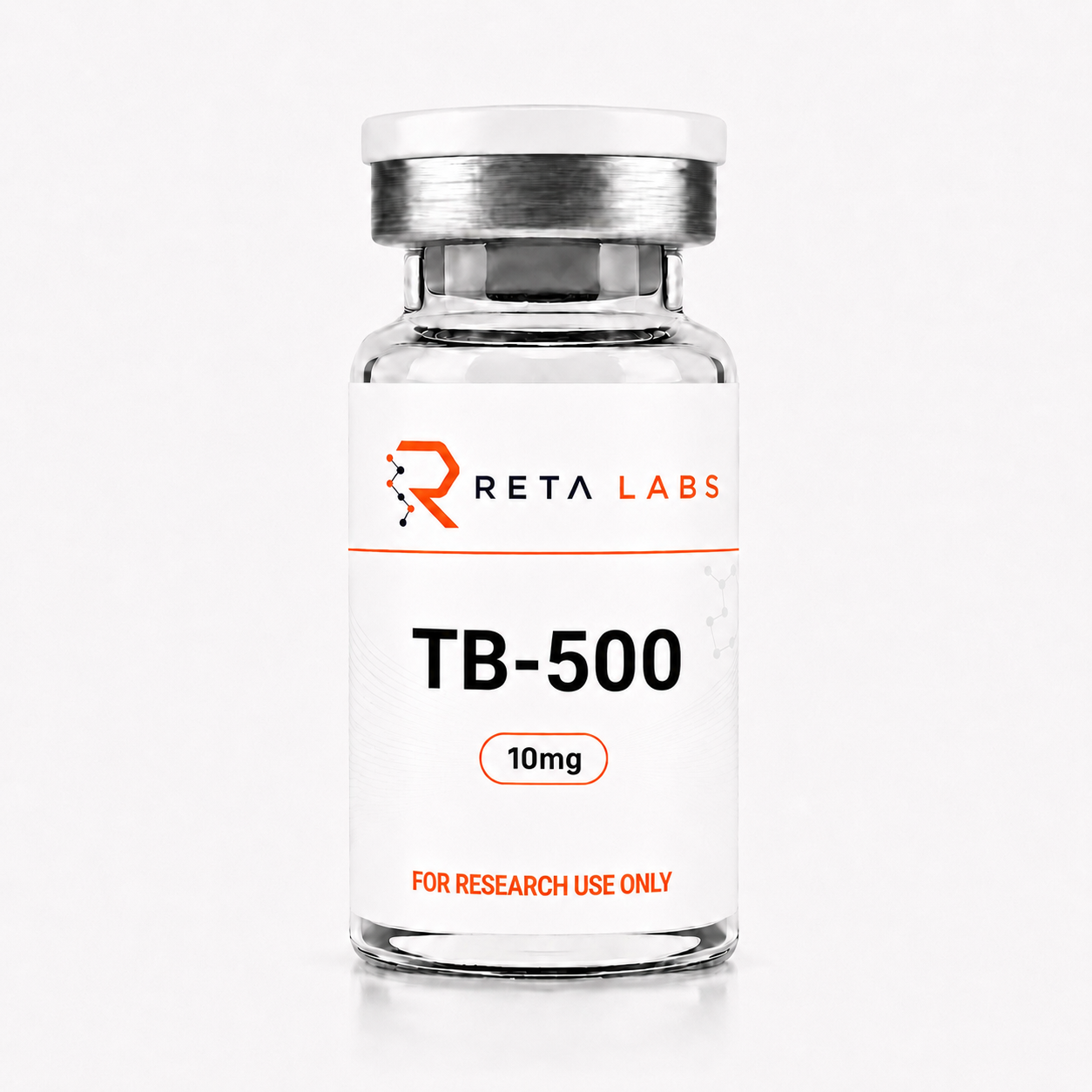 Lyophilized TB-500 research peptide vial for laboratory research in Canada