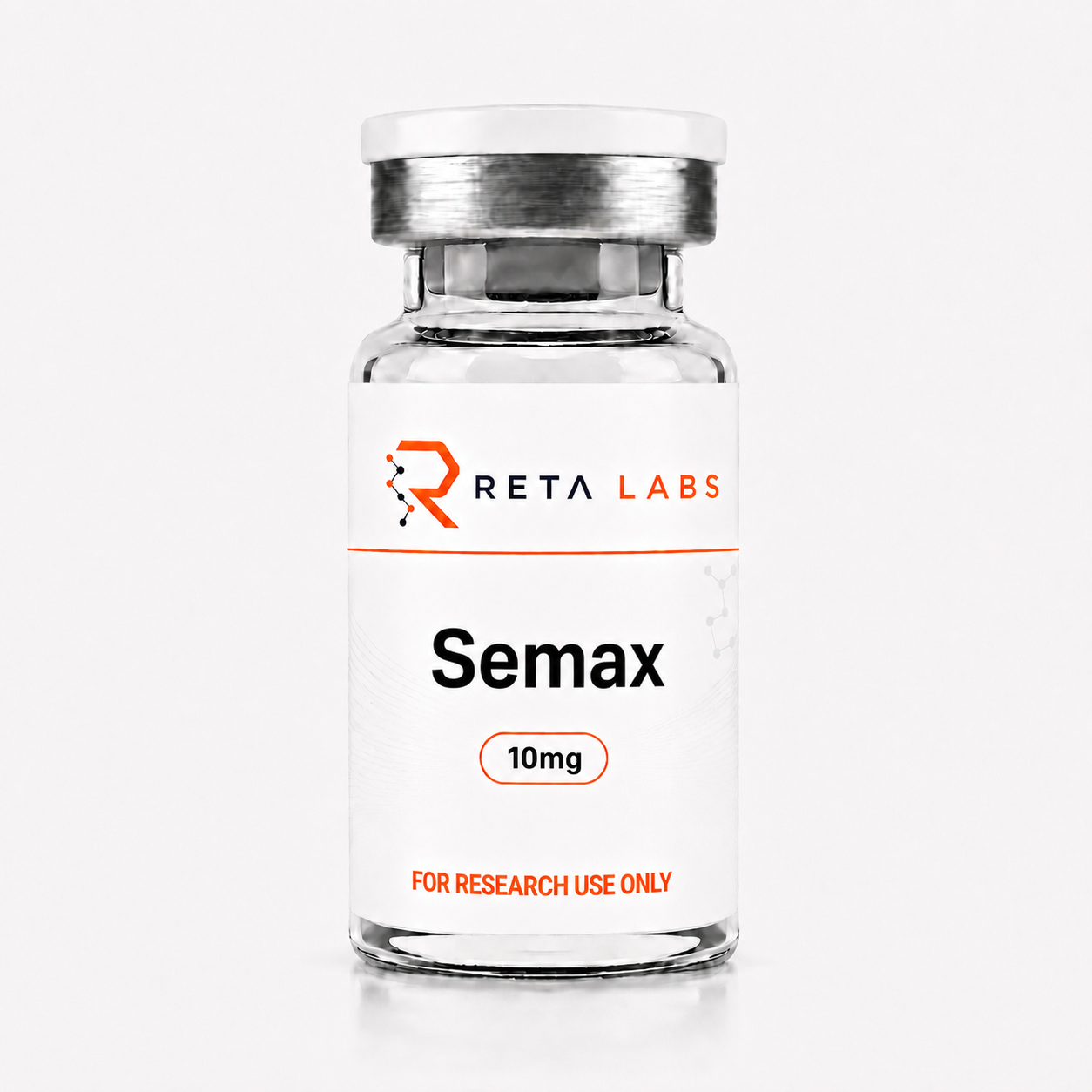 Lyophilized semax research peptide vial available to buy in Canada